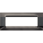 URMET SPA - UTD10907.92 PLACCA MET NICKEL NERO 7M