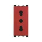 URMET SPA - UTD12100/303-6 PRESA BIPASSO 2P+T 16A 250V 1M