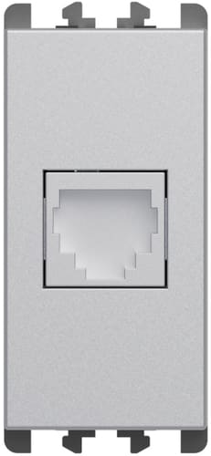 URMET SPA - UTD27411.AL PRESA RJ11 6/4 MORS. 1M AL