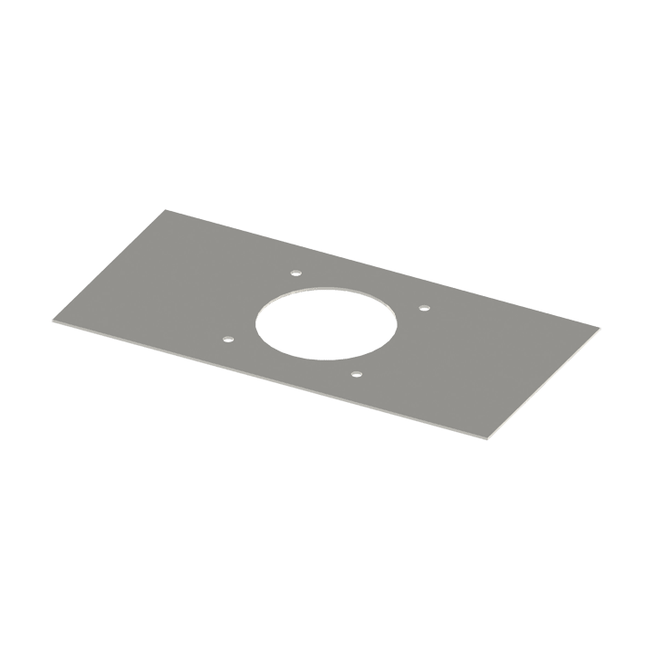 DKC-RAMBLOCK - RMBRZSMPR Piastra di rinforzo per contenitore sistema a braccio MEDIUM