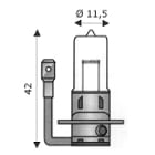 WIMEX - WIM4211524 ALOG. H3 11.5X42 24V 70W