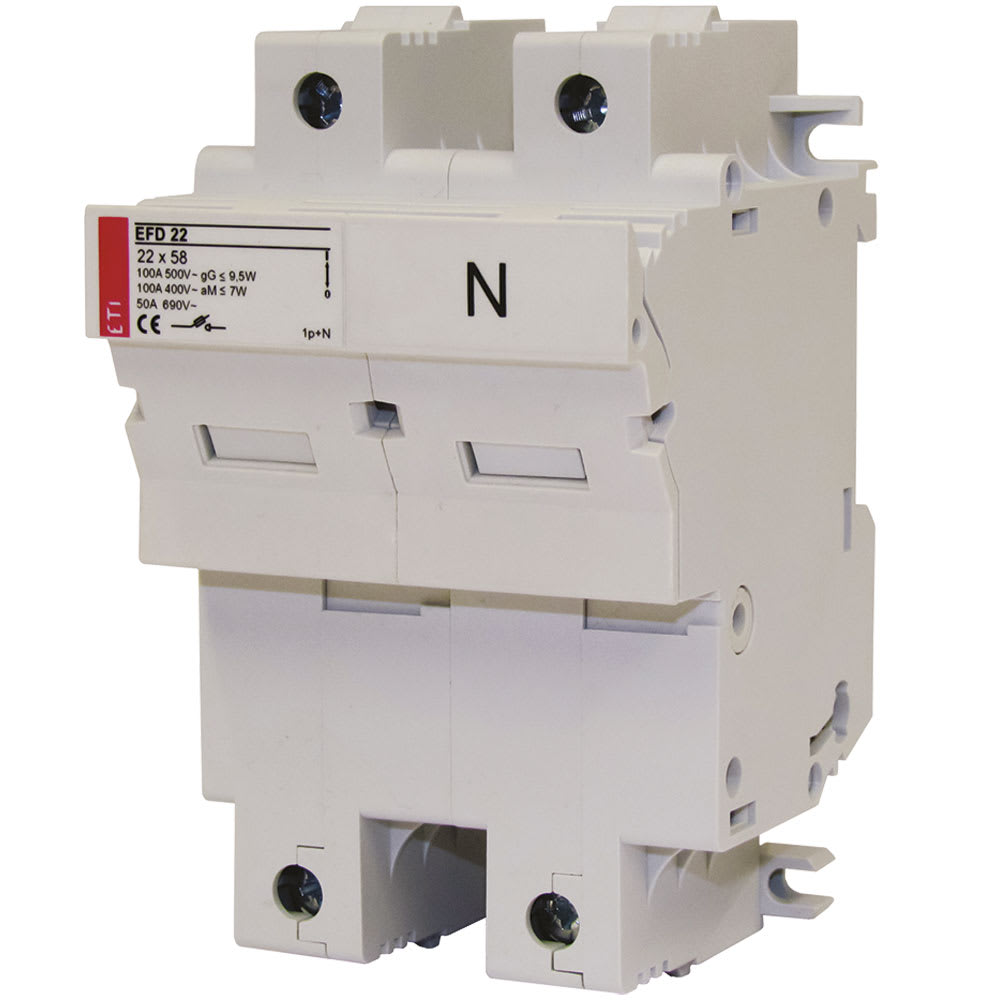 OMEGA FUSIBILI SPA - OMFQD25811 SEZION. 22X58 1 POLO+N