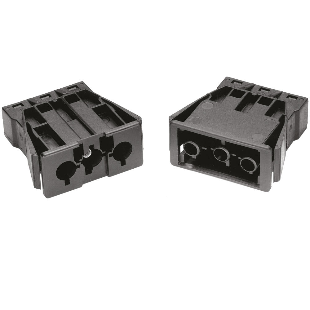 OMEGA FUSIBILI SPA - OMFAC166EBU/3BK PRESA DA PANNELLO 3POLI NERA