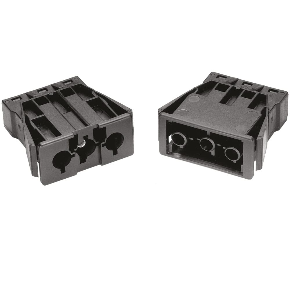 OMEGA FUSIBILI SPA - OMFAC166EBU/3BK PRESA DA PANNELLO 3POLI NERA