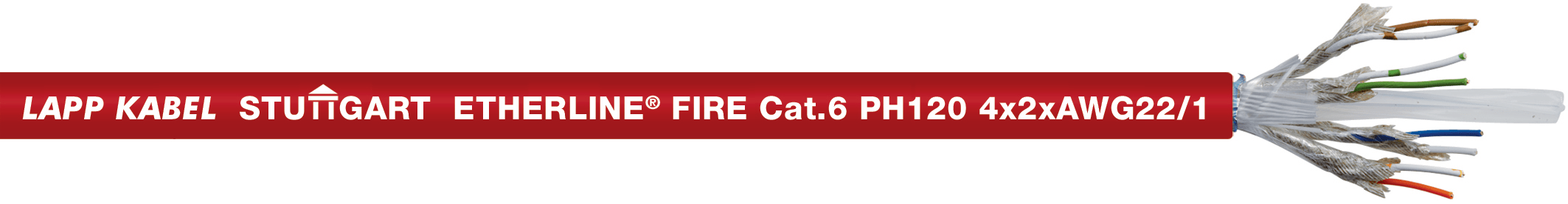 LAPP ITALIA SRL - LPP2170913 ETHERLINE FIRE CAT.6 PH120 4X2X22/1 AWG