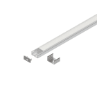 NOVALUX SPA - NOX15201.96 Profilo dissipante per Strip LED in lega di alluminio completo di testate, schermo e molle di fissaggio. Garanzia 5 anni.