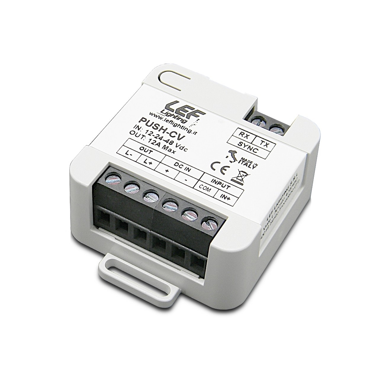 LEF LIGHTING SRL - LEFPUSH-CV INTER.DIMM. 12-24-48VDC 12A PUSH/0/1-10V