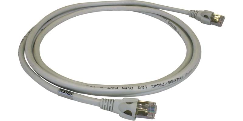 QUBIX SPA - QBX2005071 PATCH CORD CCS C6 F/UTP 1MT BIANCO