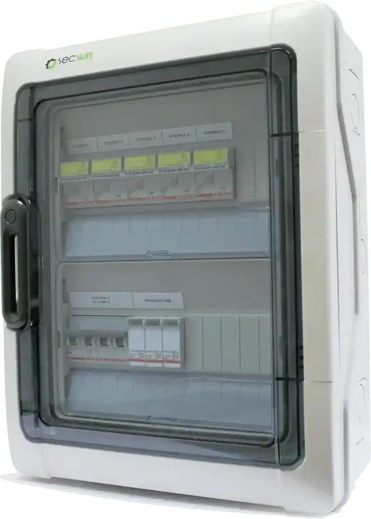 CONTACT ITALIA SRL - IICQCM1105 Quadro di Campo per 5 Stringhe Fotovoltaiche in Parallelo 1000 Vdc