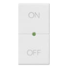 VIMAR SPA - VIWR14531.20 Tasto 1M simboli ON e OFF bianco