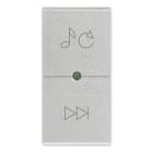 VIMAR SPA - VIWR14531.23.SL Tasto 1M cambio sorgente/traccia Silver