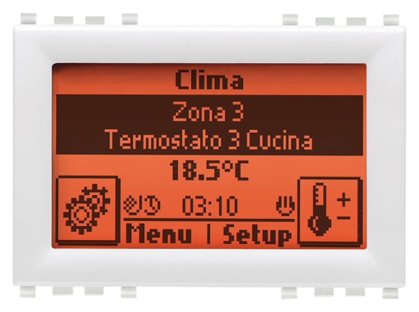 VIMAR SPA - VIWR21509.B CENTRALE TOUCH SCREEN 3M BIANCO