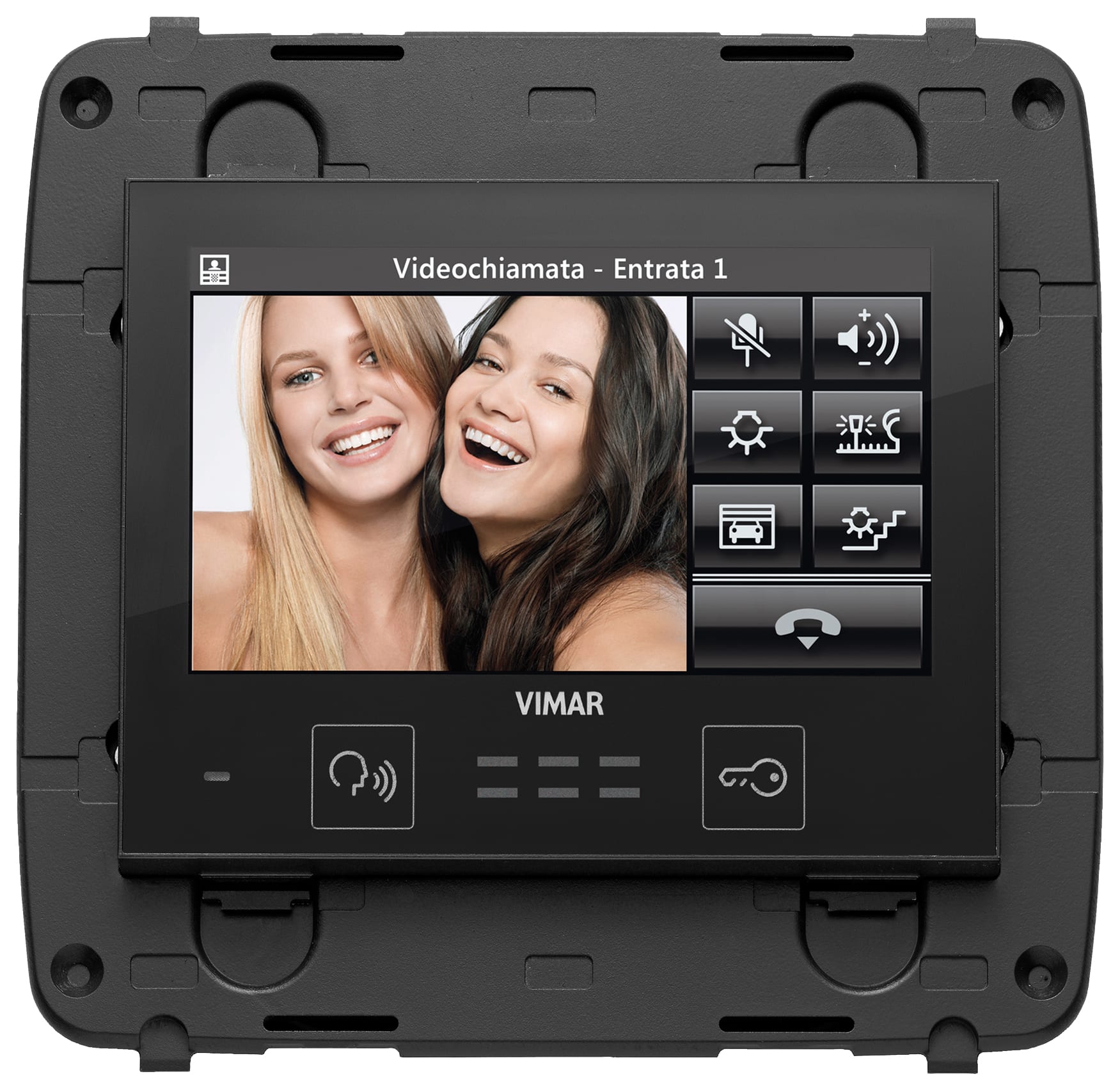 VIMAR SPA - VIWR21554 Video touch screen 4,3in FullFlat grigio