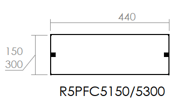 DKC-RAMBLOCK - RMBR5PFC5150 PORTA DISTRIBUZIONE 500X150 CIECA