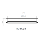 DKC-RAMBLOCK - RMBR5PFC8181 PORTA DISTRIBUZIONE 800X180 DIN 36 MODUL