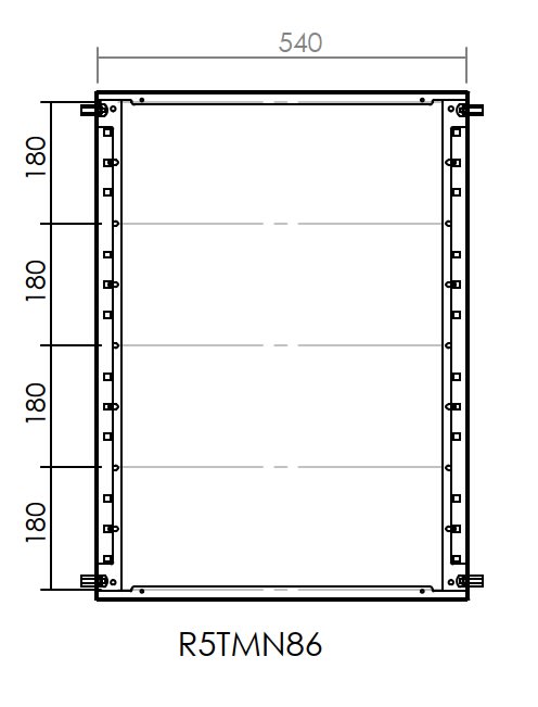 DKC-RAMBLOCK - RMBR5TMN86 TELAIO MODULARE?? 800X600