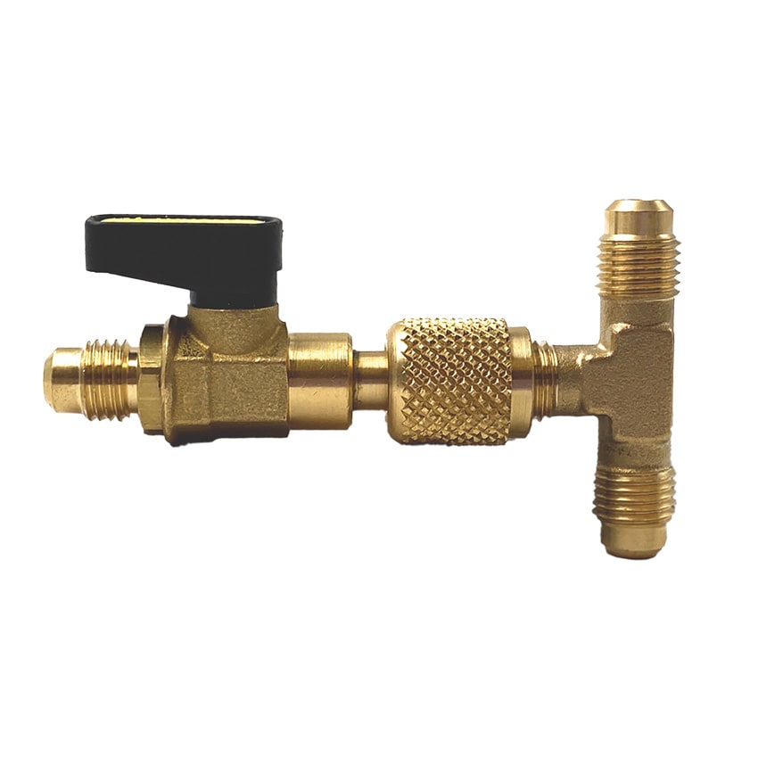 FERRARI - FER17.073/1 RACCORDO A T 1/4 SAE CON RUBINETTO