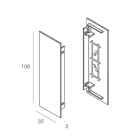 NOVALUX SPA - NOX111428.01 RECTA STRIP LED / TESTATE TERMINALI (2 pz.) (Garanzia: 5 anni )