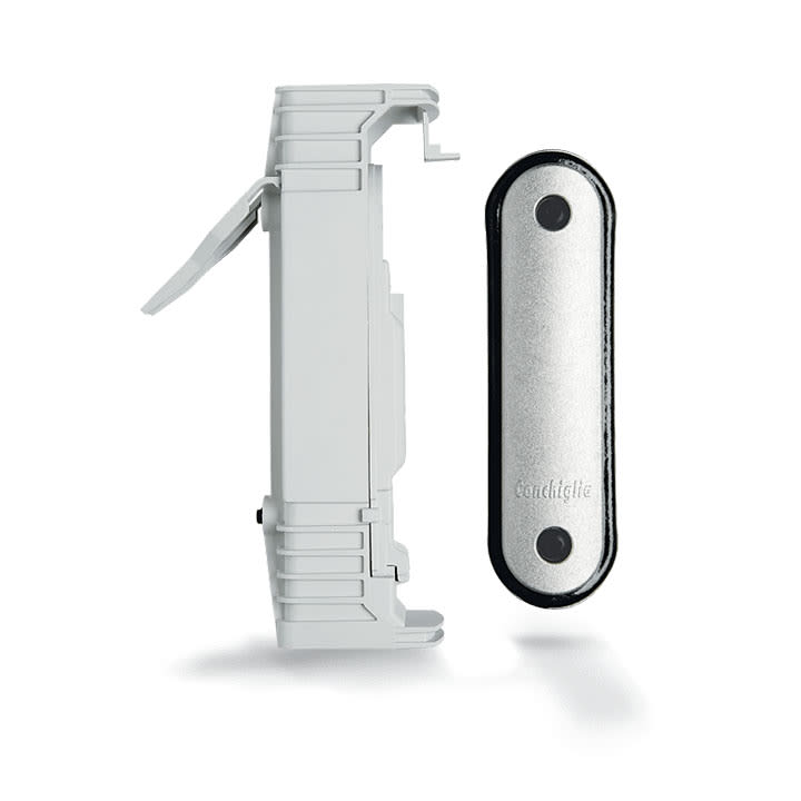 CONCHIGLIA - CON052501129 Serie RESET - Morsettiera + portello a filo palo diametro 95-105 mm, 4 poli, 2 fusibili