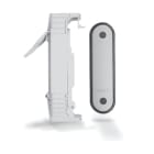 CONCHIGLIA - CON052502028 Serie RESET - Morsettiera + portello a filo palo diametro 88-94 mm, 4 poli, 2 fusibili