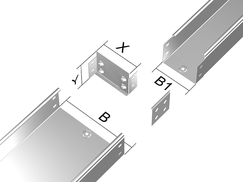 DKC-COMBITECH - SCZ5282333 C5 Raccordo Riduzione centrale da 300 altezza 80 IX
