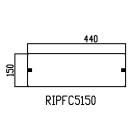 DKC-RAMBLOCK - RMBRIPFC51501 PORTA DISTR. 500X150 CIECA AISI 304