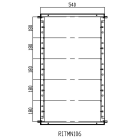 DKC-RAMBLOCK - RMBRITMN1061 TELAIO MODULARE 1000X600 AISI 304