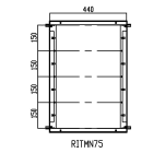 DKC-RAMBLOCK - RMBRITMN751 TELAIO MODULARE 700X500 AISI 304