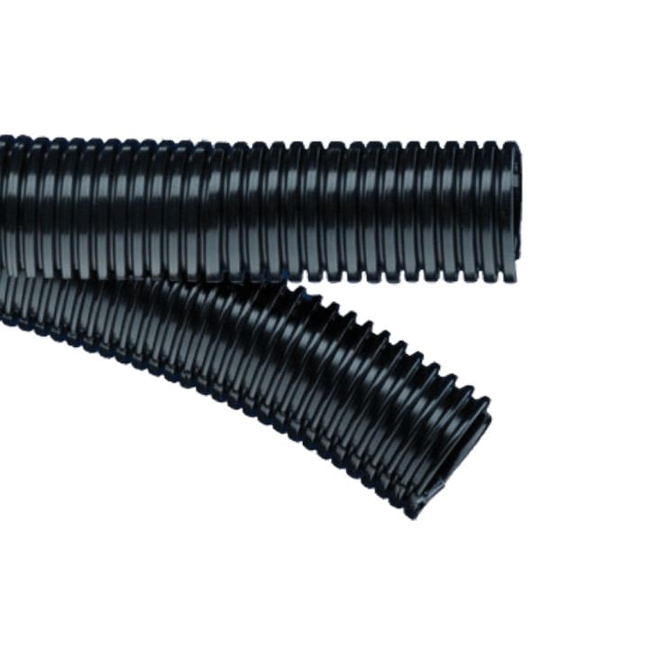 COSMEC - CSM50DUO-12N Tubo flessibile in poliammide DUO PA6 11 x 16 mm, con apertura longitudinale, nero, AD15,8