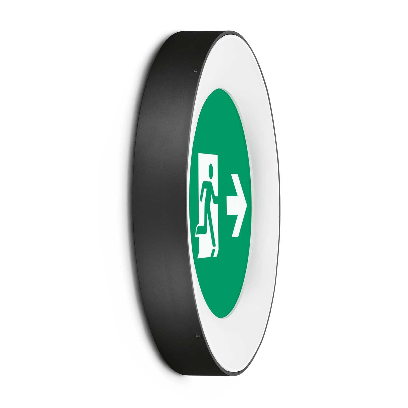 LOMBARDO - LOMLL1240743 ROSS 330 EMERGENZA LED 3K 25W NERO EM.