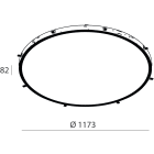 NOVALUX SRL - NOX104435.99 ROTO: INC.LED 108W DALI 3K D=1200