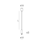 NOVALUX SRL - NOX104413.99 ROTO: D=400 KIT 3 SOSP. L3000