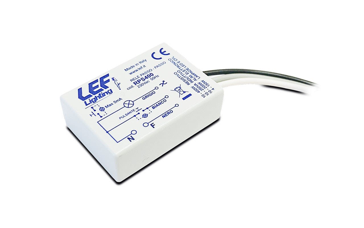 LEF LIGHTING SRL - LEFRPS400 RELE PASSO-PASSO SILENZIOSO 400W