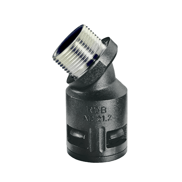 COSMEC - CSM5028-1413NM RAC.45 PG13 AD18,5 NERO IP68 I.MET.