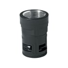 COSMEC - CSM5112M-1720NM Raccordo diritto ad innesto rapido in PA, filetto femm. metallico, M 20 x 1,5 , IP68, nero, AD21,2