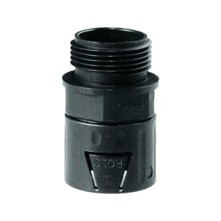 COSMEC - CSM5012L-4850N RACC.DIRITTO ECO M50 AD54,5 NERO IP66
