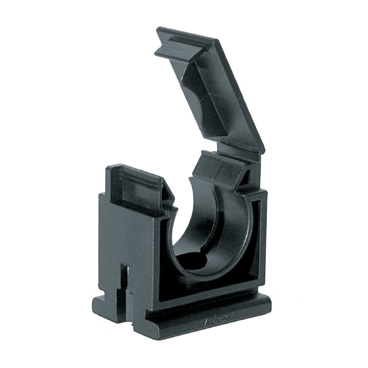 COSMEC - CSM5043-10N Collare fissatubo monopezzo in poliammide, nero, AD13