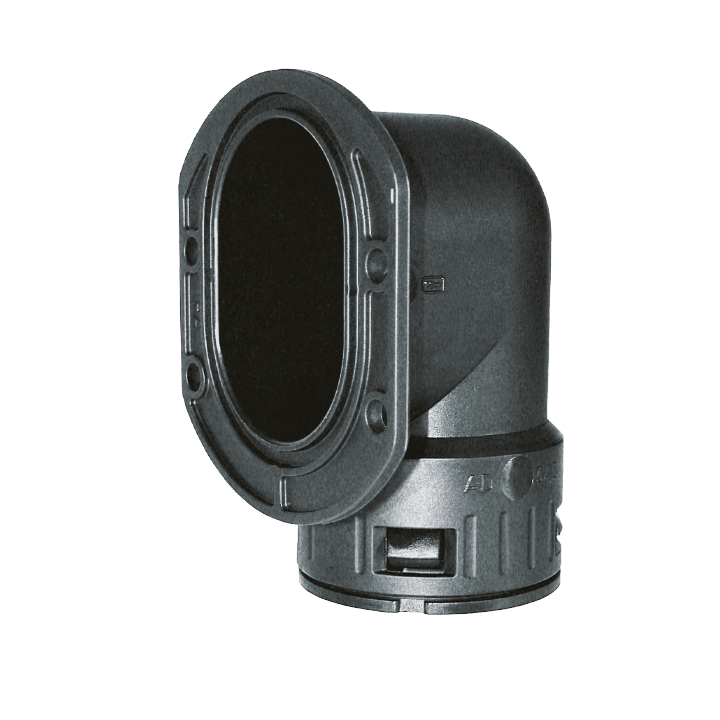 COSMEC - CSM5027-29N67 RACCORDI IP 67 FLANG. 90 D.29,0 NERO