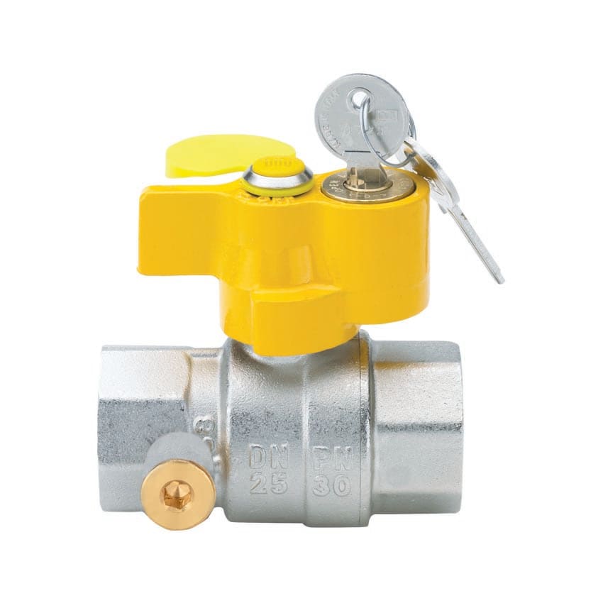 FERRARI - FER014012/S RUBINETTO SFERA 1 FF C/PRESA PRESSIONE S