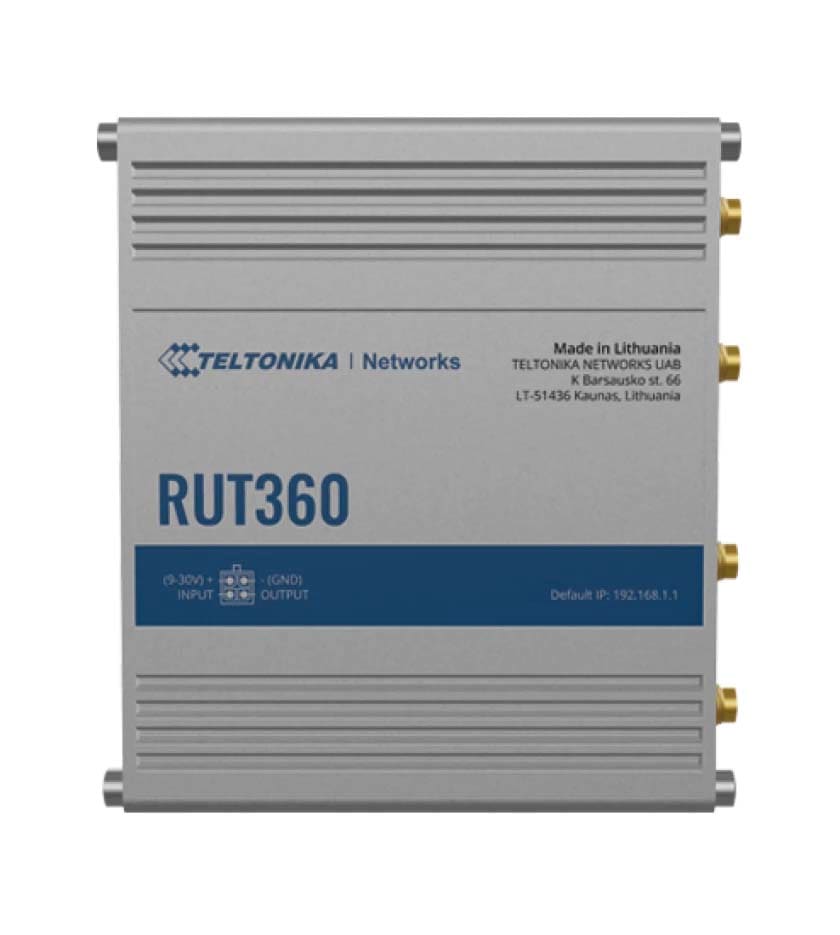 TELTONIKA NETWORKS - TTKRUT361100000 ROUTER INDUSTRIALE LTE 300 MBPS