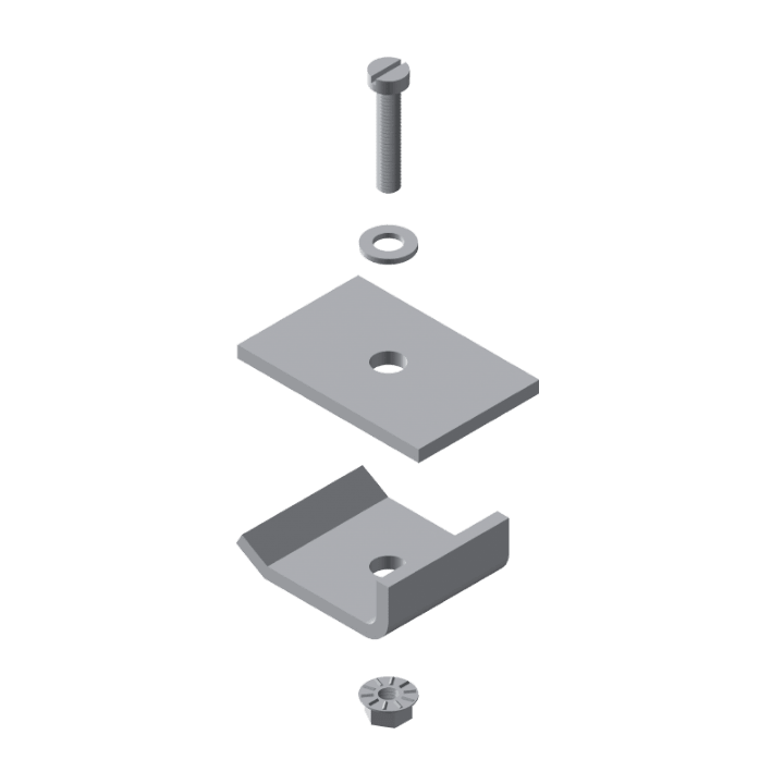 DKC-COMBITECH - SCZMPS06EIX4 W5 PIASTRINA INF. FISS. A TRAVE IX4