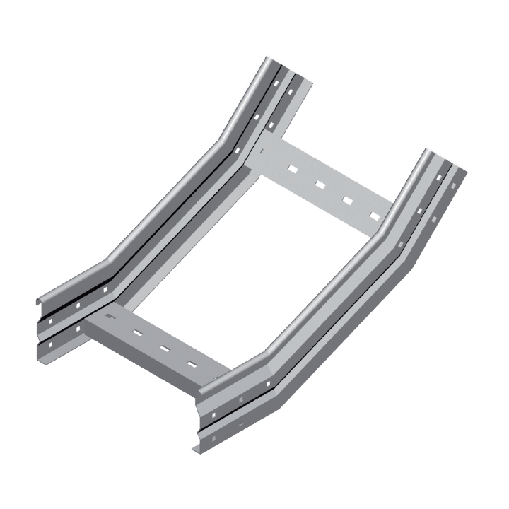 DKC-COMBITECH - SCZWM5946IX4 W5 CURVA SALITA 45? 600X100 R6 SP 1.2 IX