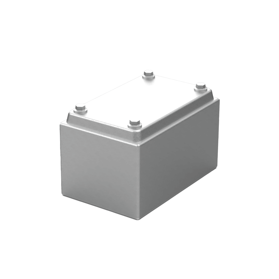 COSMEC - CSM6410DE01 Scatola di derivazione in acciaio INOX AISI 304, dimensioni esterne 90 x 90 x 85 mm