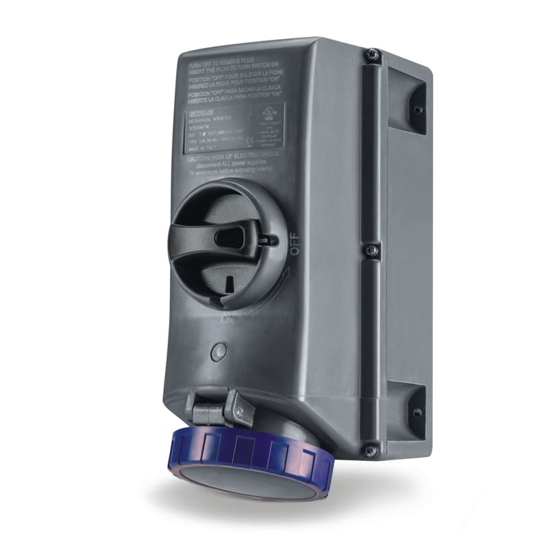SCAME PARRE SPA - SCASCM420MI9W PRESA INTERBL. 20A 3P 4W 9H