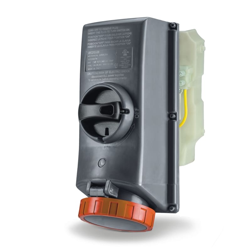 SCAME PARRE SPA - SCASCM430MI12W-NB PRESA INTERBL. 30A 3P 4W 12H