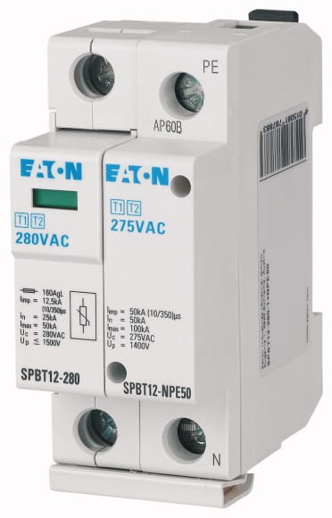 EATON - EAO184752 SPBT12-280-1+NPE50 SC I+II 1+1 280V25/10