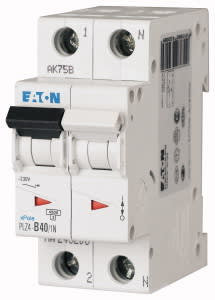 EATON - EAO243208 PLZ4-B40/1N INT. MT 4,5KA 1N B 40A