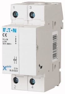 EATON - EAO112227 C10-SLS/32/2-L PORTAFUS +LED 10,3X38 2P