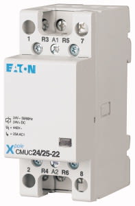 EATON - EAO137404 CMUC24/25-04 CONTATTORE 24V AC/DC 25A 4N