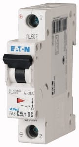 EATON - EAO279130 FAZ-C25/1-DC INT. MT 10KA 1P C-DC 25A